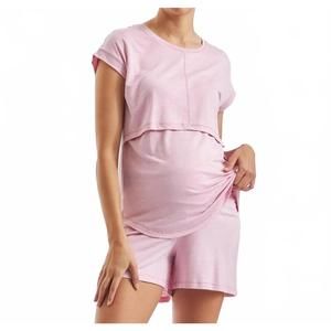NEW RIPE dreamy nursing maternity tee in dusty pink